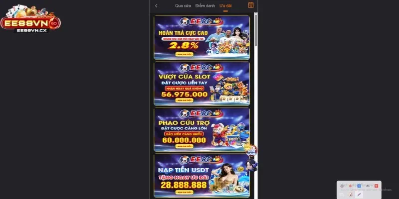 Khuyến Mãi & Sự Kiện Tại EE88